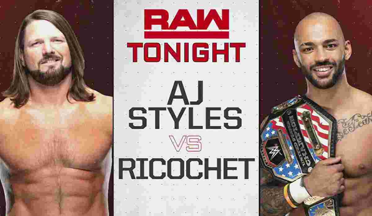 ドリームマッチ実現、AJスタイルズ対リコシェ！【WWE・RAW・2019.6.24・PART2】