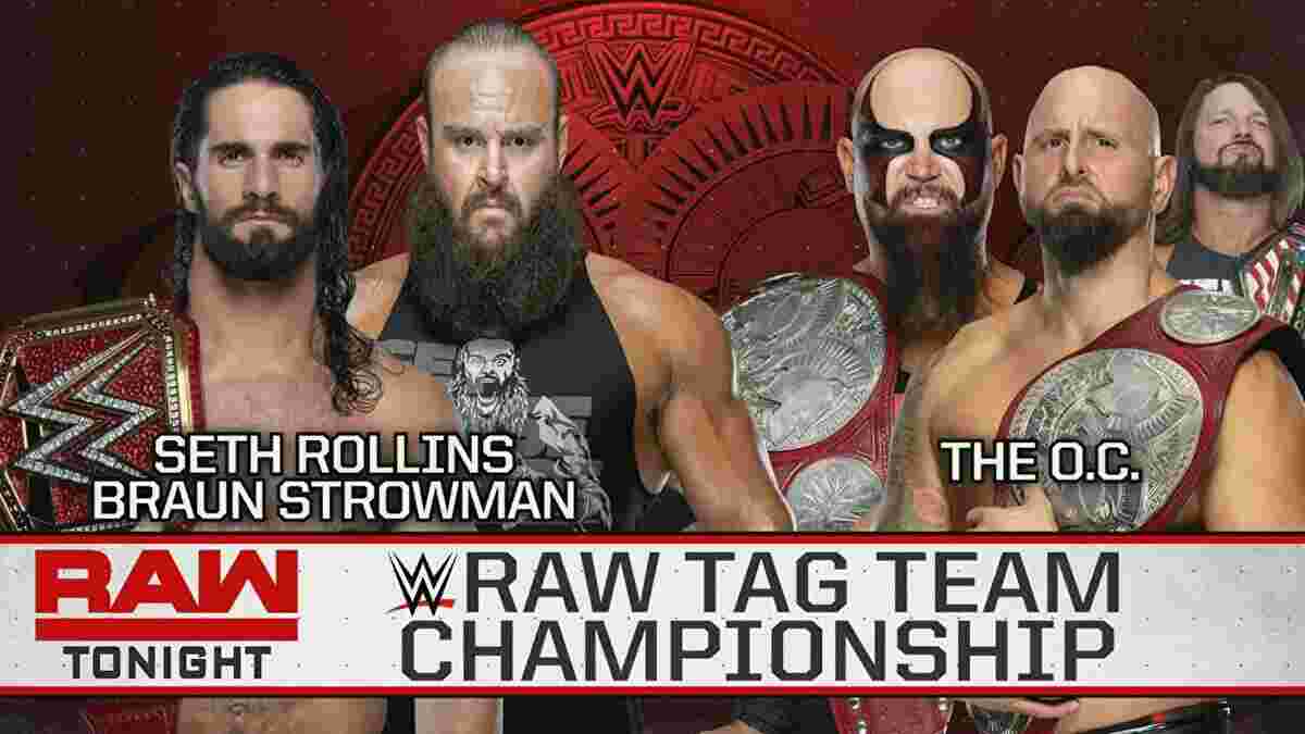 RAWタッグ王座戦、アンダーソン＆ギャローズ対ロリンズ＆ストローマン！【WWE・RAW・2019.8.19・PART2】