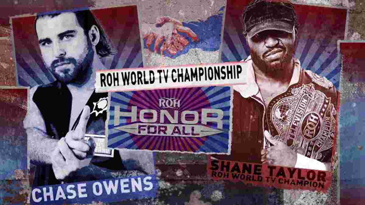 ROH・2019.8.25・オナーフォーオール2019・試合結果