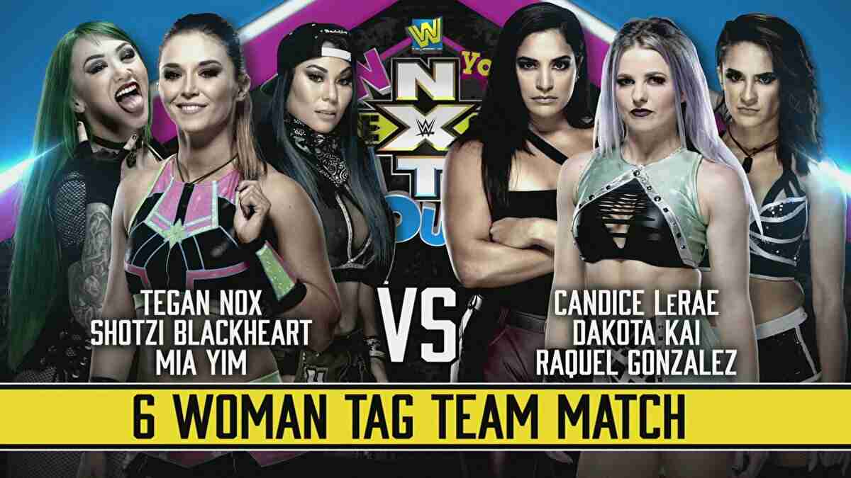WWE・2020.6.7・NXTテイクオーバー：インユアハウスの対戦カード