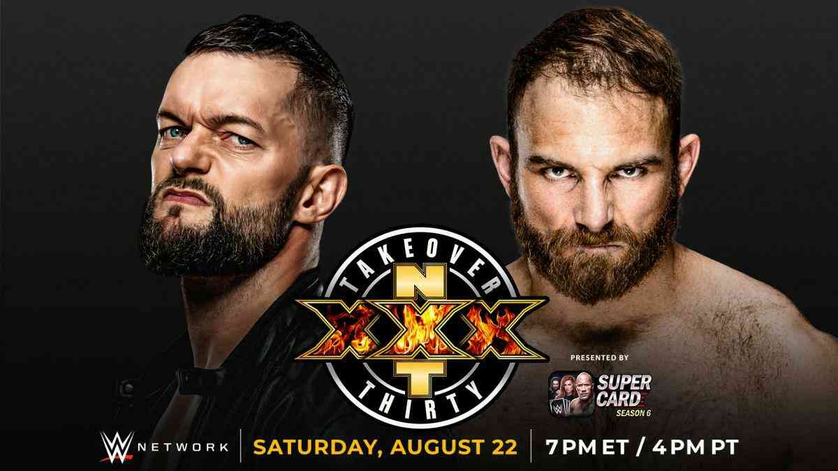 WWE・2020.8.22・NXTテイクオーバー30の対戦カード