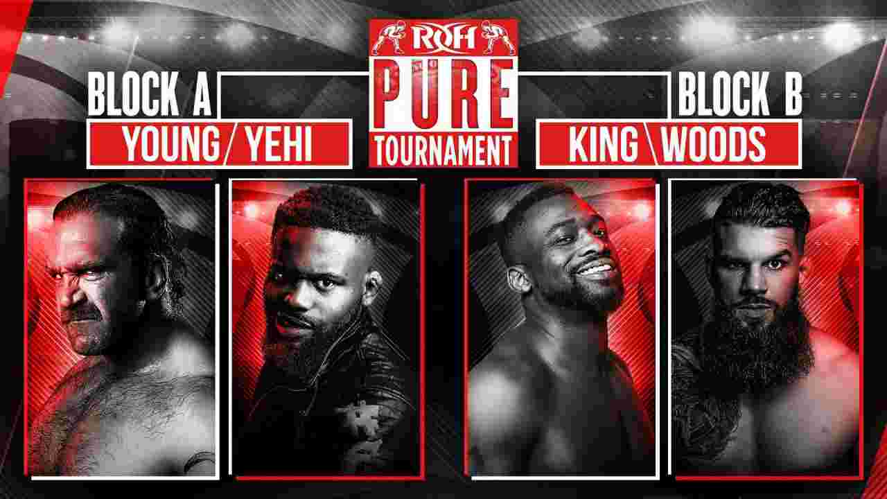 ピュア王座トーナメント1回戦、フレッド・イェヒ対サイラス・ヤング！キング対ウッズ！【ROH・#471】