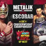 NXTクルーザー級王座戦、サントス・エスコバル対グラン・メタリック！【WWE・NXT・2021.1.6・PART1】